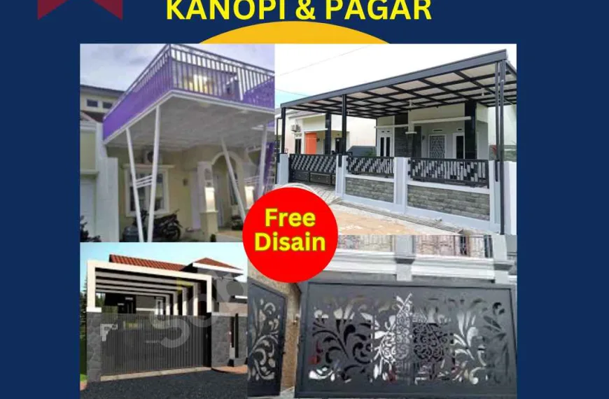 Kanopi Pagar Minimalis Murah Surabaya & Sidoarjo